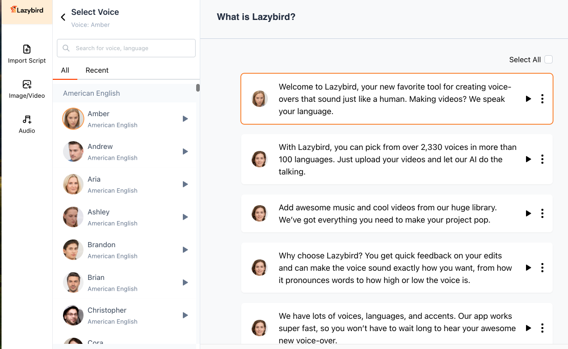 Lazybird 截图