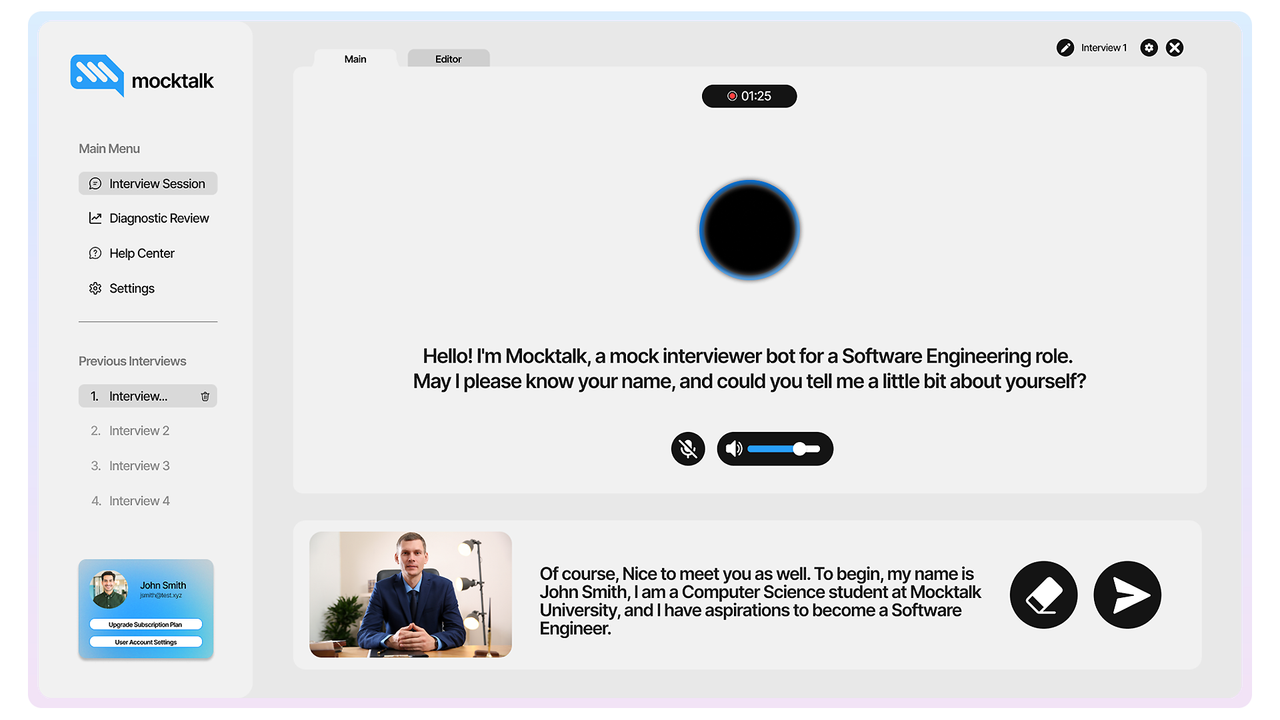 Mocktalk 截图