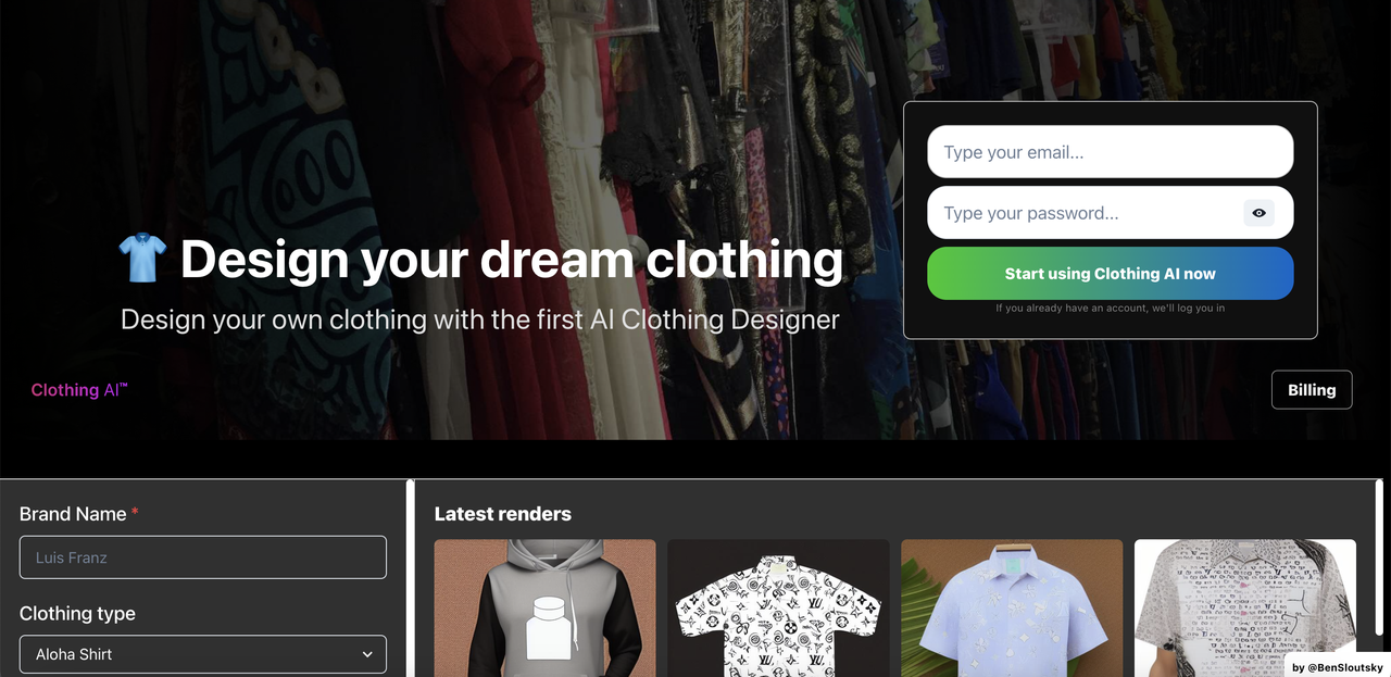 Clothing AI 截图