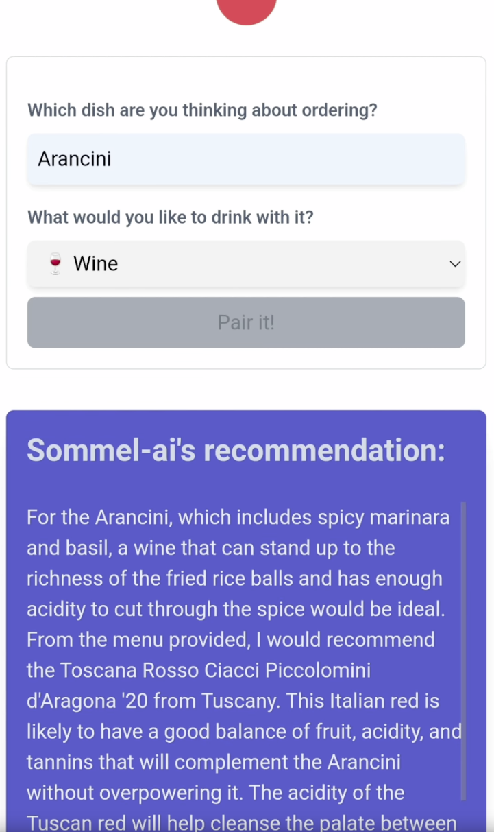 Sommel-ai 截图