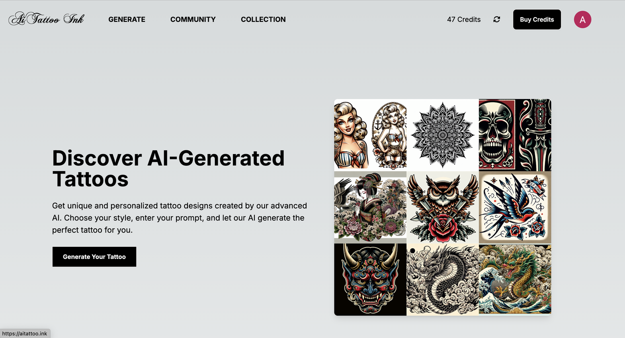 AiTattoo Ink 截图