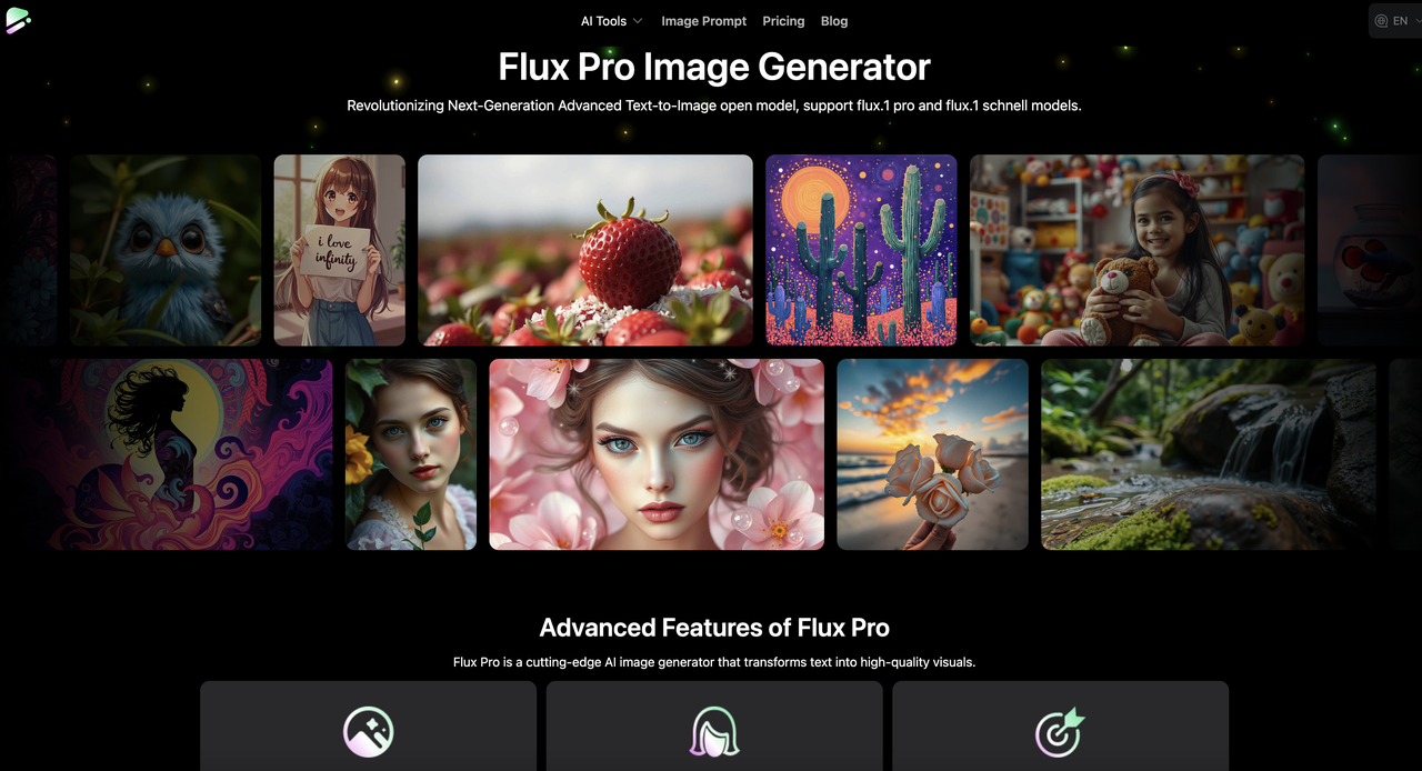 Flux KI 图像生成器 截图