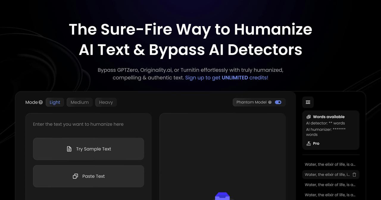 Humanize.io 截图