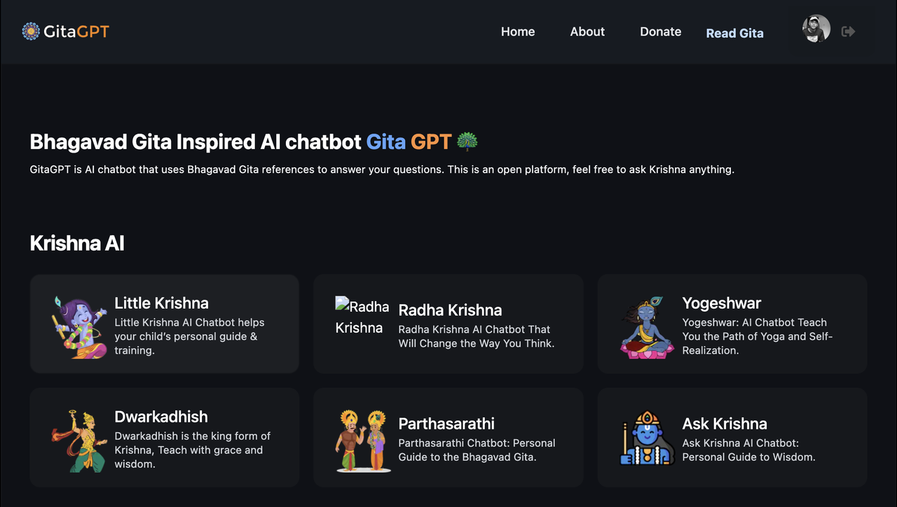 GitaGPT 截图