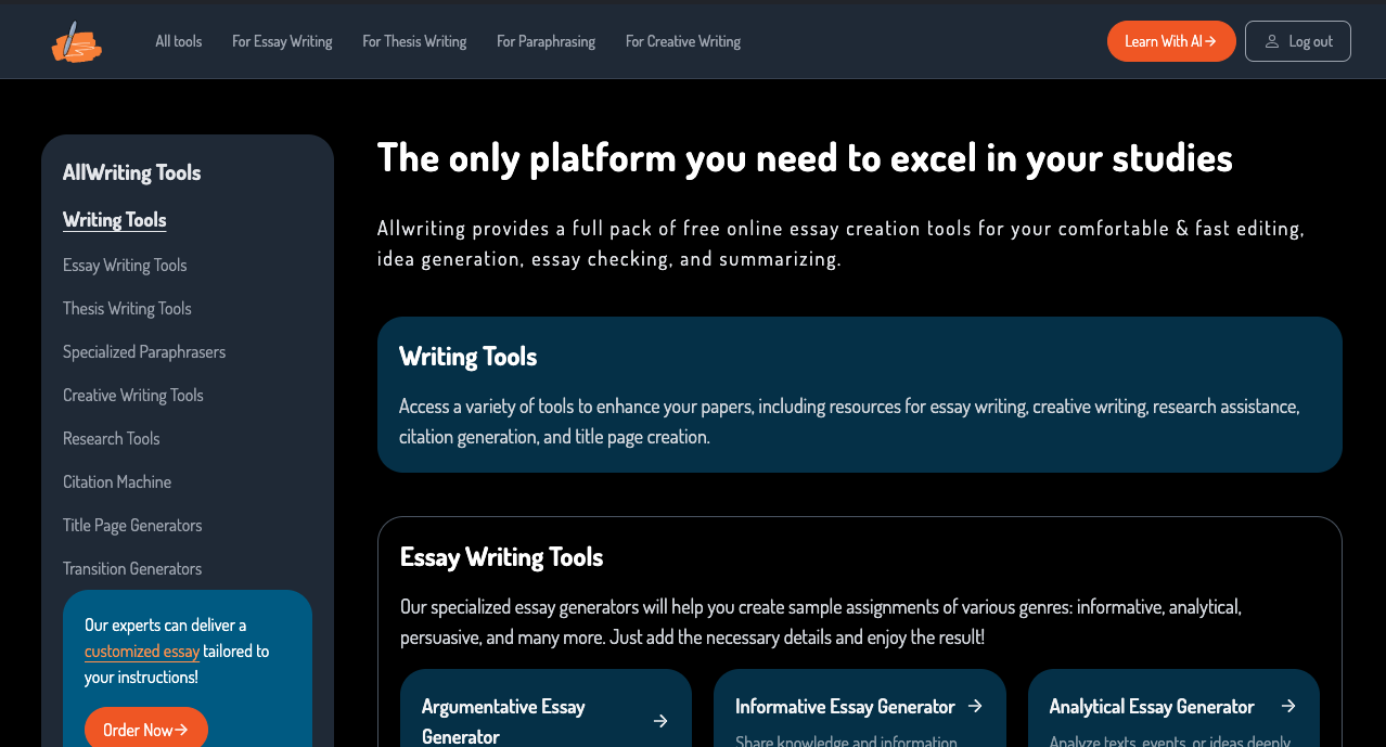 AllWriting Tools 截图