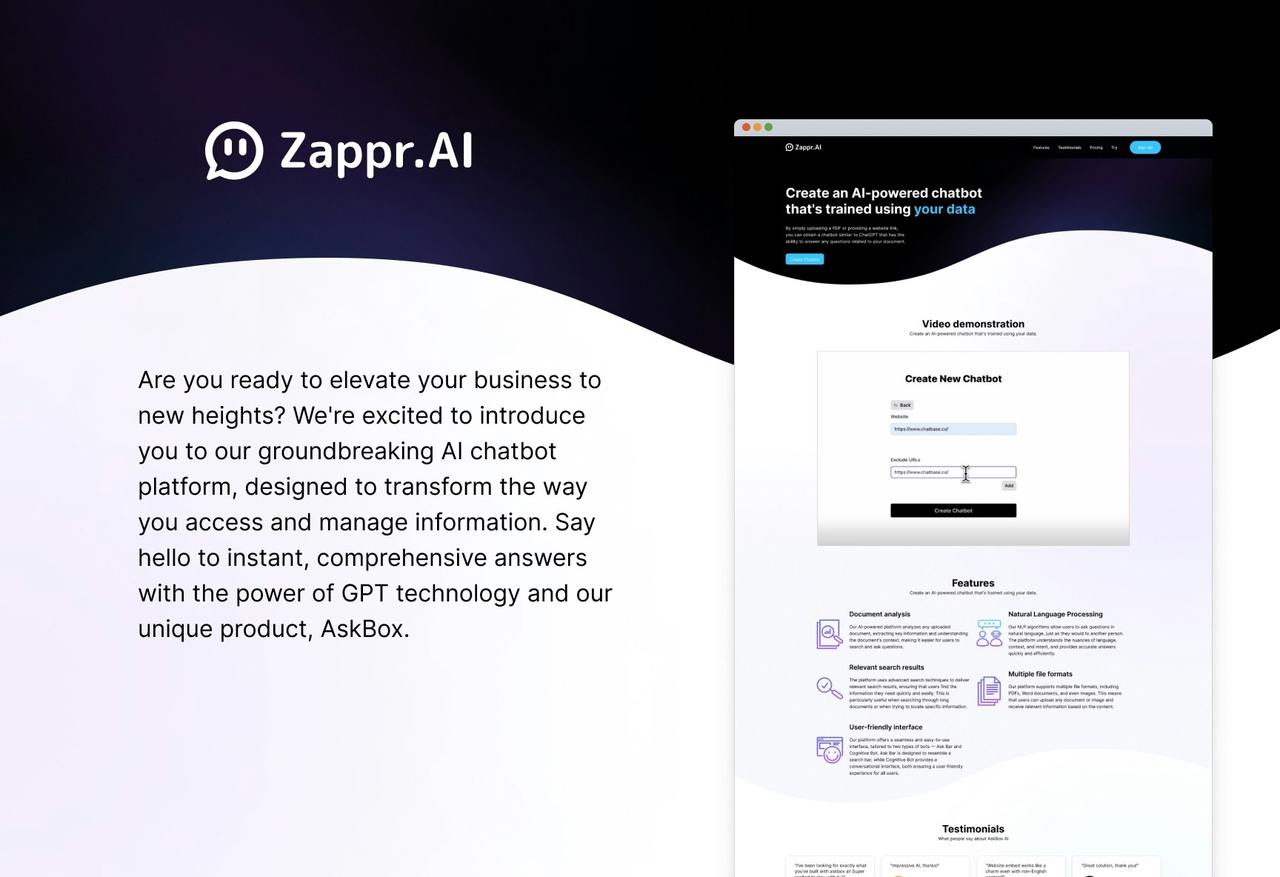 Zappr.AI 截图