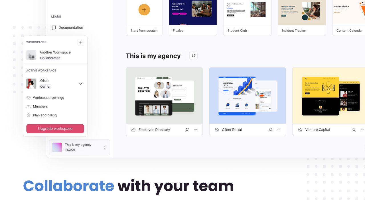Softr Studio 截图