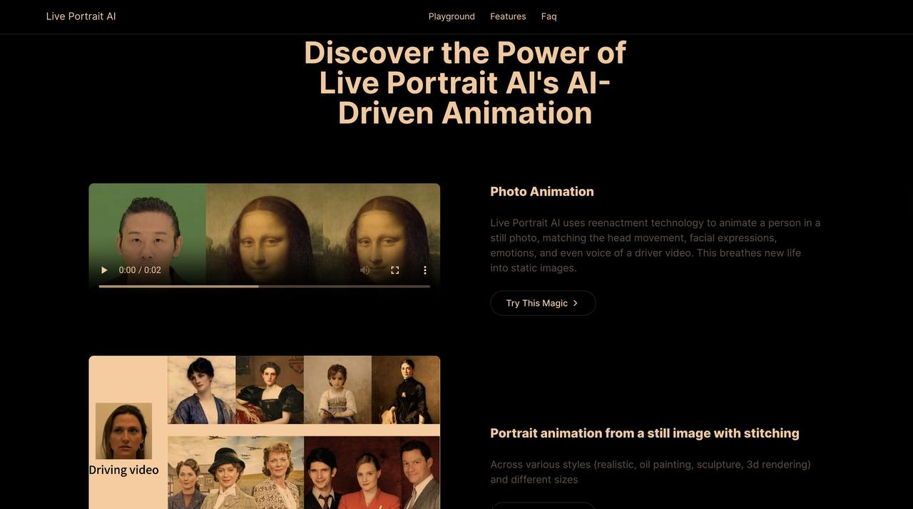 Live Portrait AI 截图
