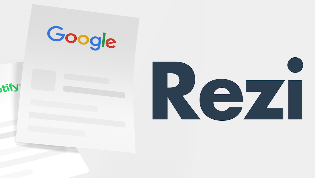 Rezi AI 简历生成器 截图