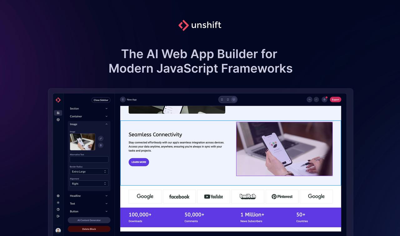 Unshift AI 截图
