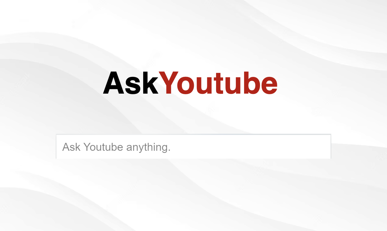 AskYouTube 截图