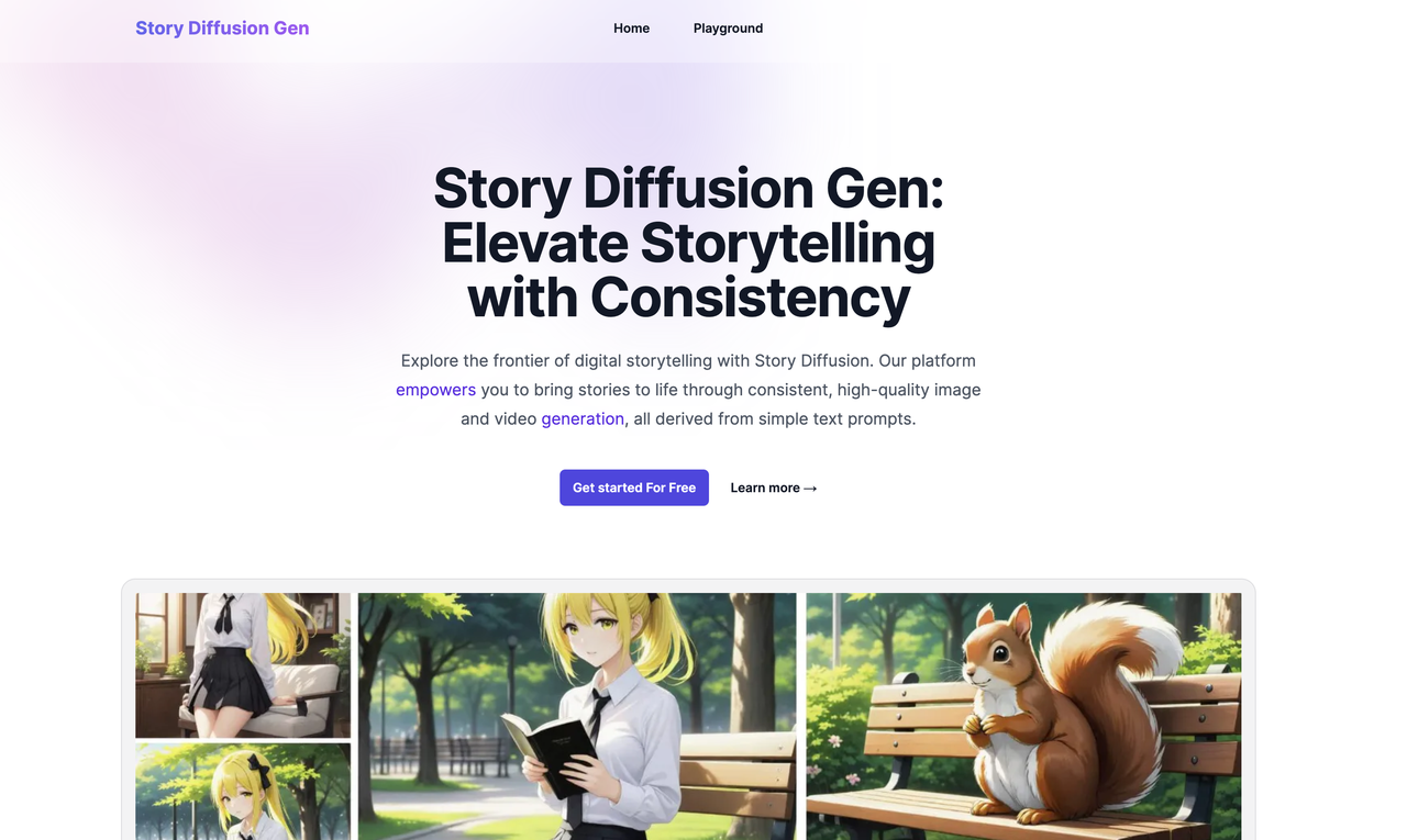 Story Diffusion Gen 截图