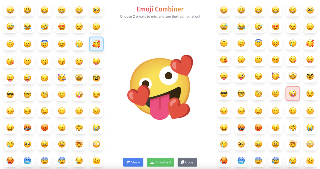 Emoji Combiner 截图