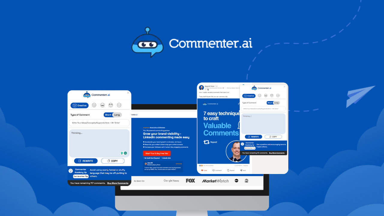 Commenter.ai 截图