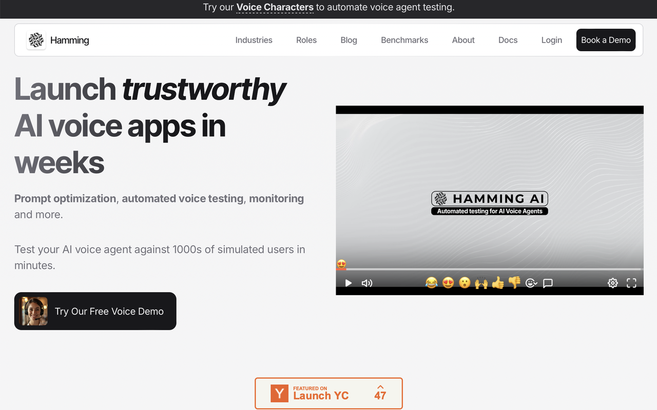 Hamming AI 截图