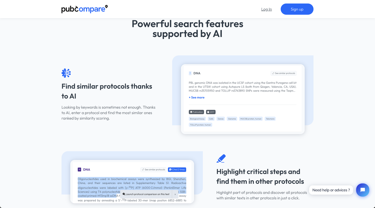 PubCompare 截图