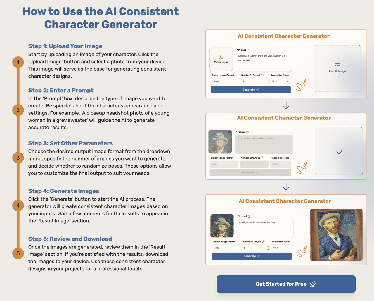Consistent Character 截图