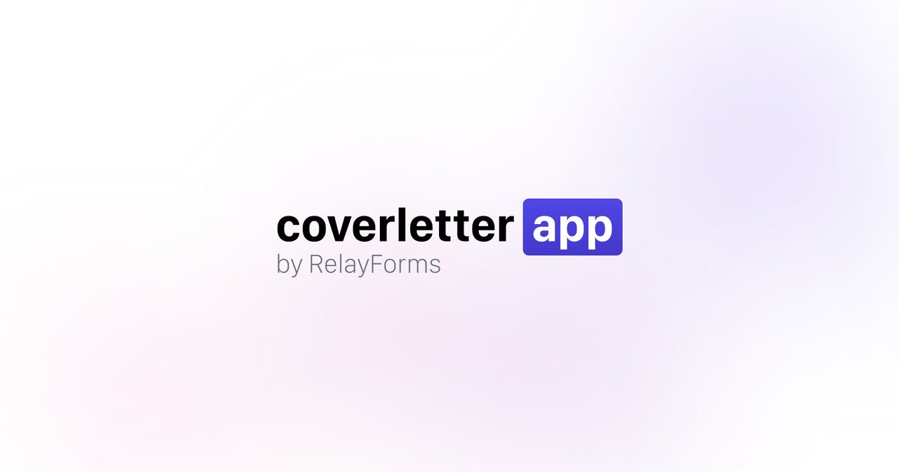 CoverLetter.app 截图