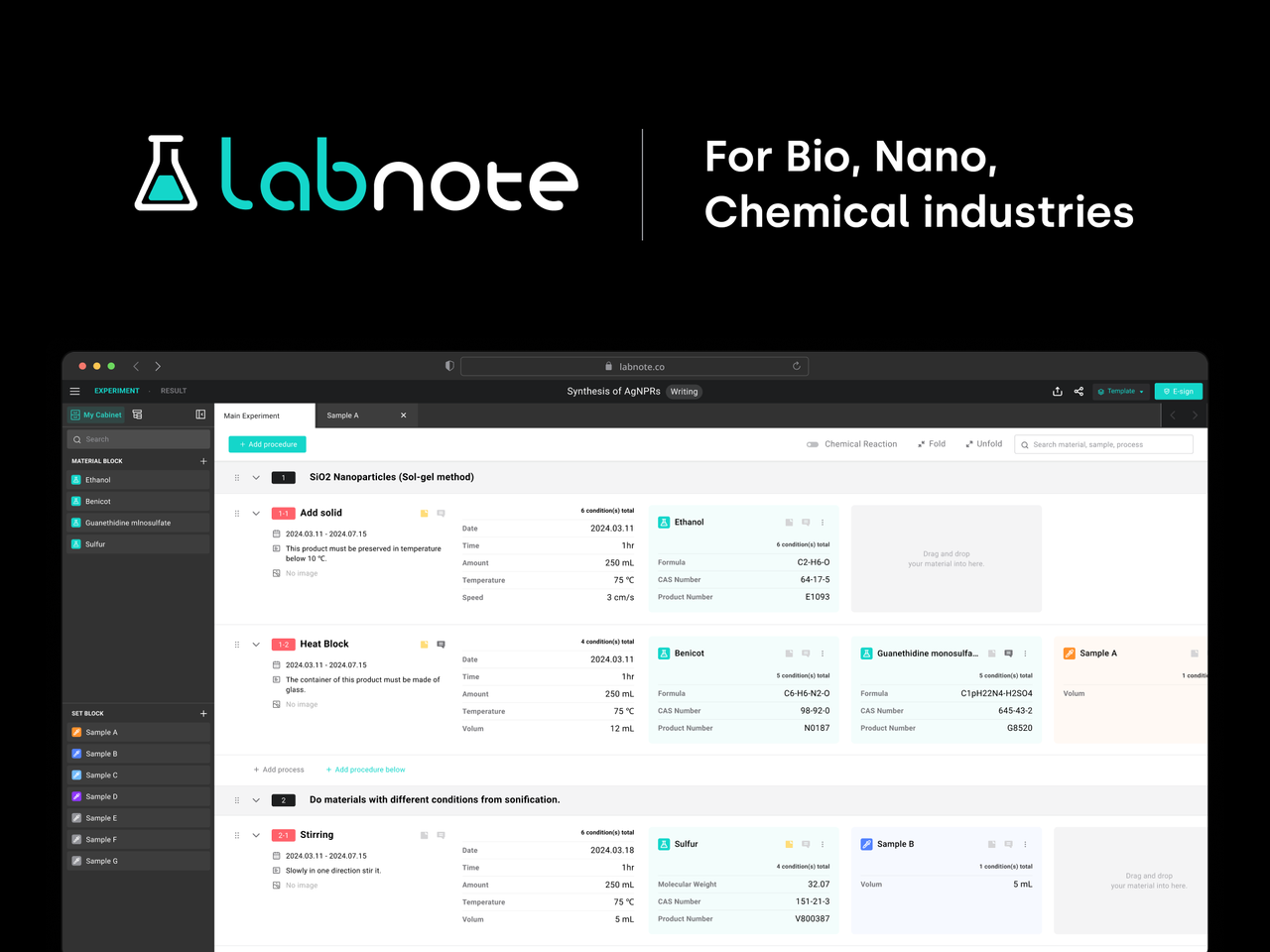 Labnote 截图