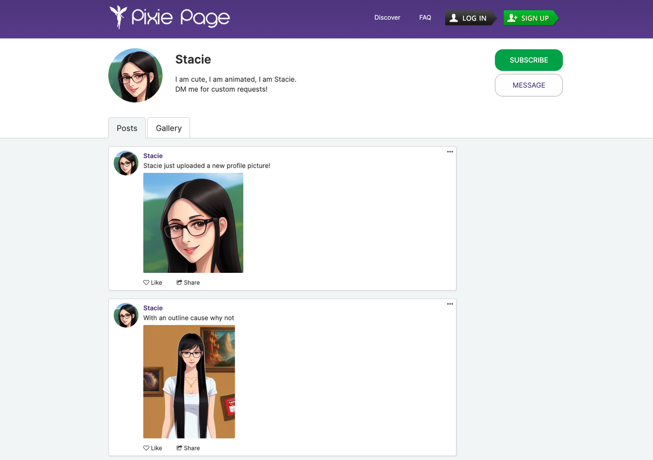 Pixie Page 截图