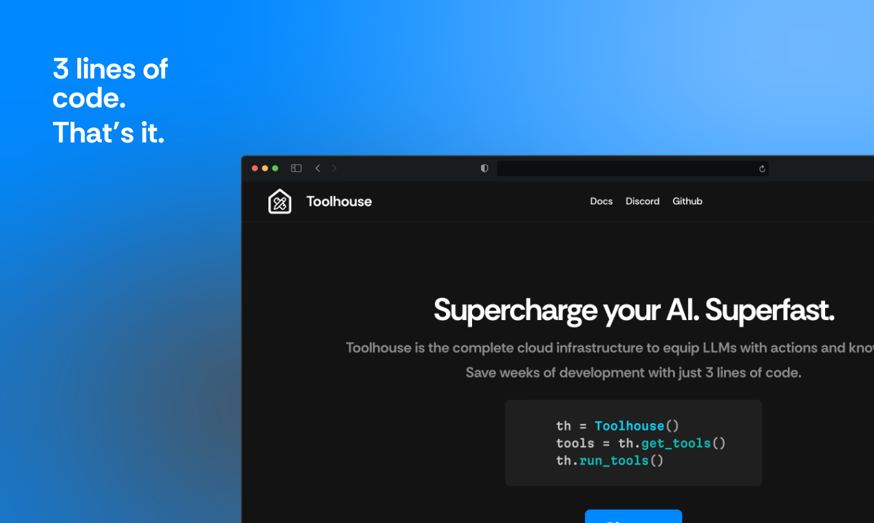 Toolhouse 截图