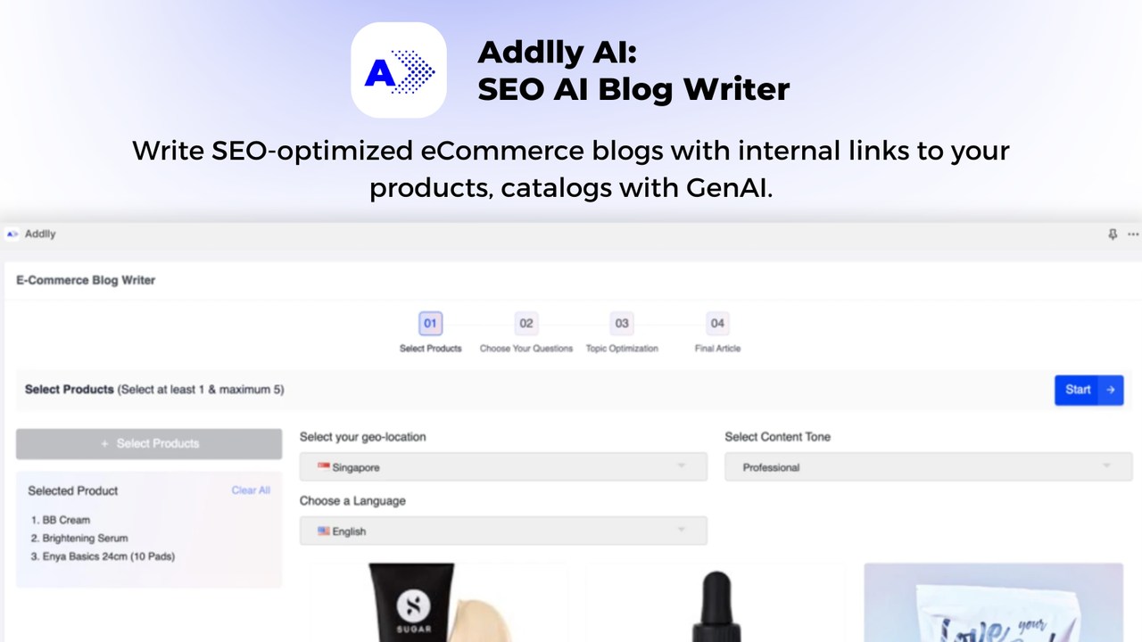 Addlly AI 截图