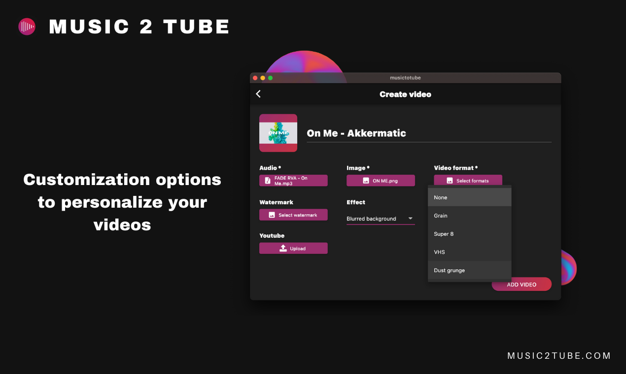 Music 2 Tube 截图