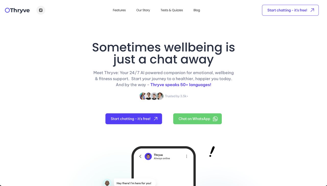 ThryveChat 截图