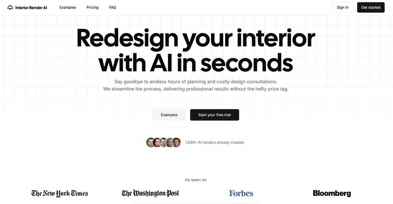Interior Render AI 截图