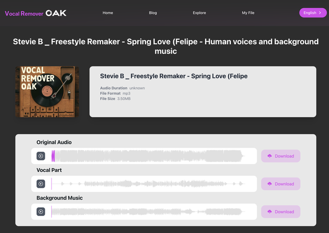VocalRemoverOak