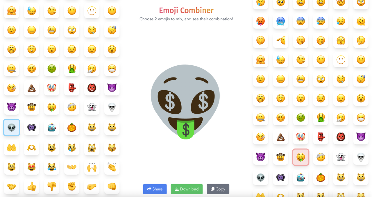 Emoji Combiner 截图