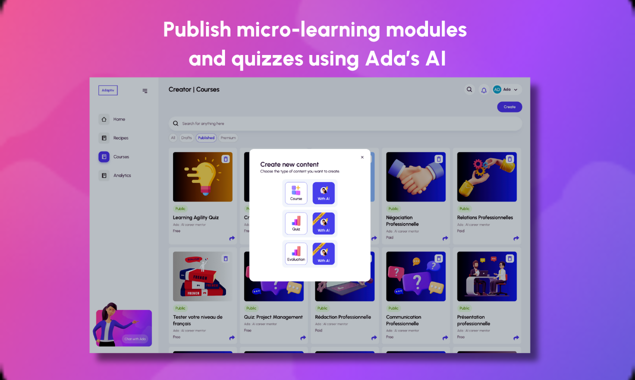 Adaptiv.me 截图