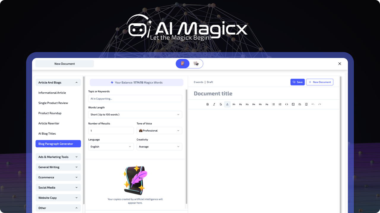 AI Magicx 截图