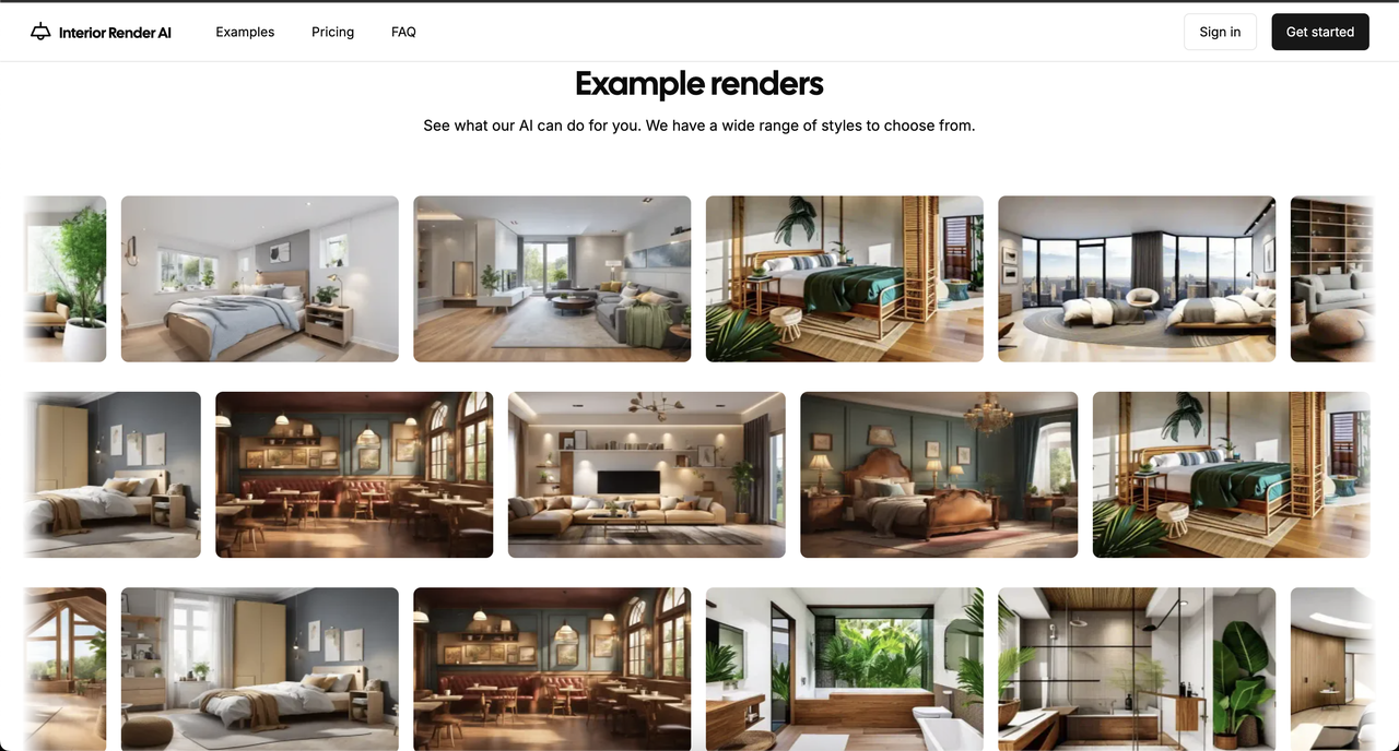 Interior Render AI 截图
