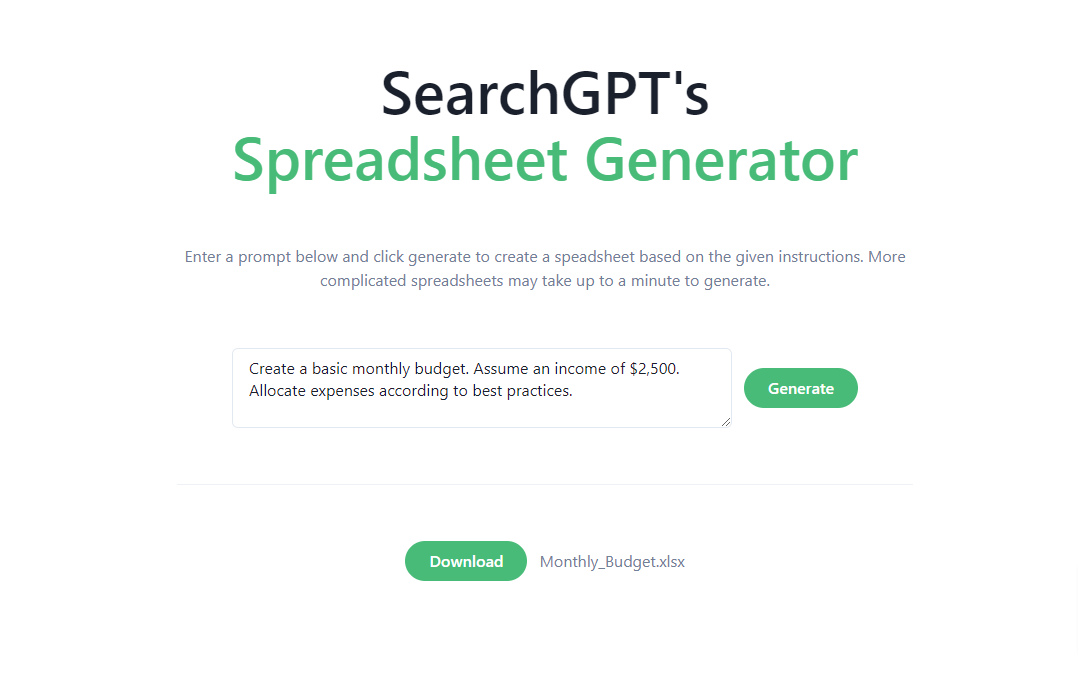 SearchGPT 截图