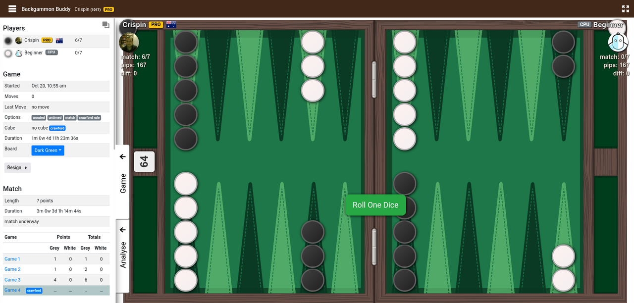 Backgammon Buddy 截图