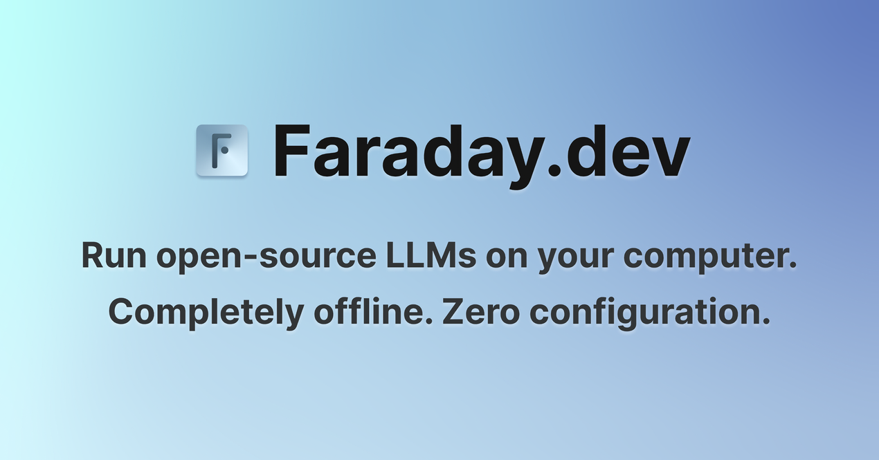 Faraday.dev 截图