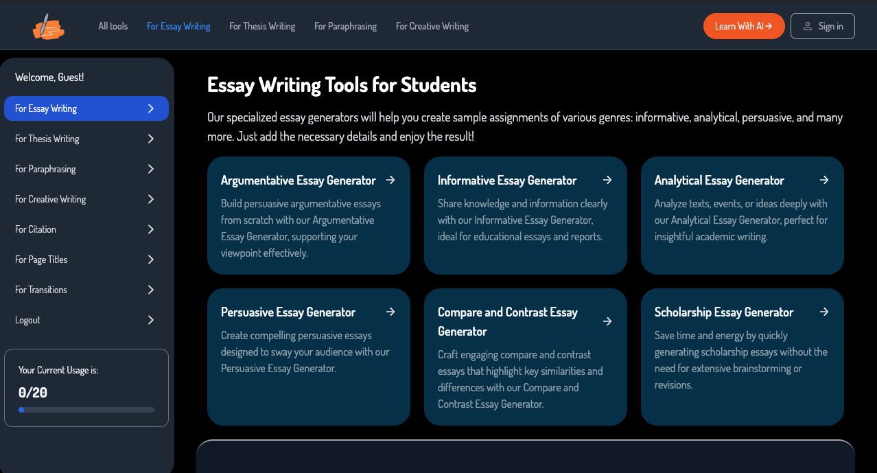 AllWriting Tools 截图