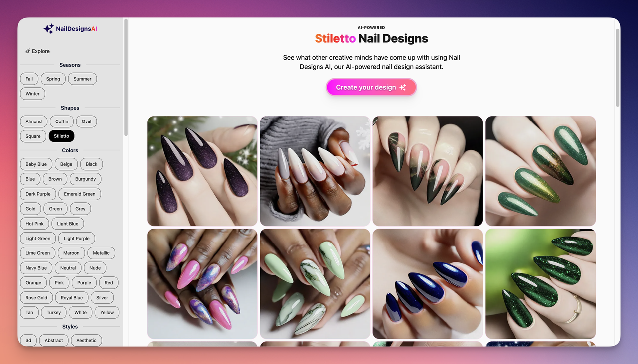 NailDesignsAI 截图