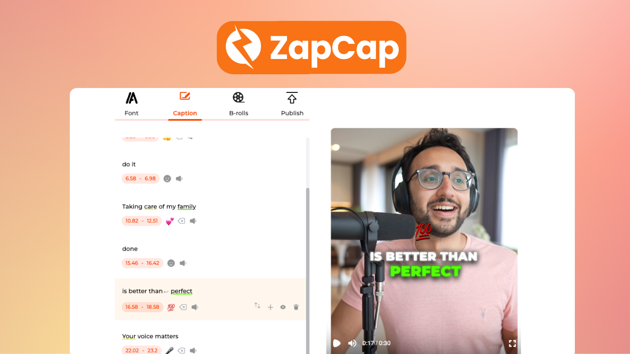 ZapCap 截图