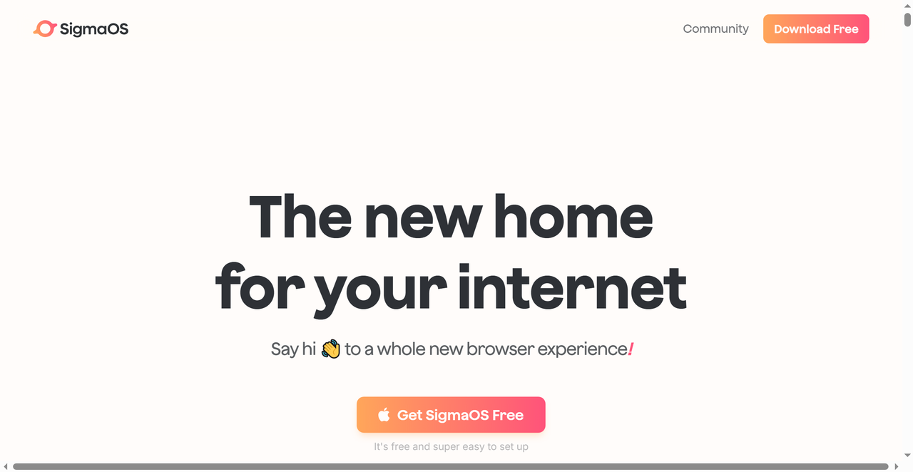 SigmaOS 截图