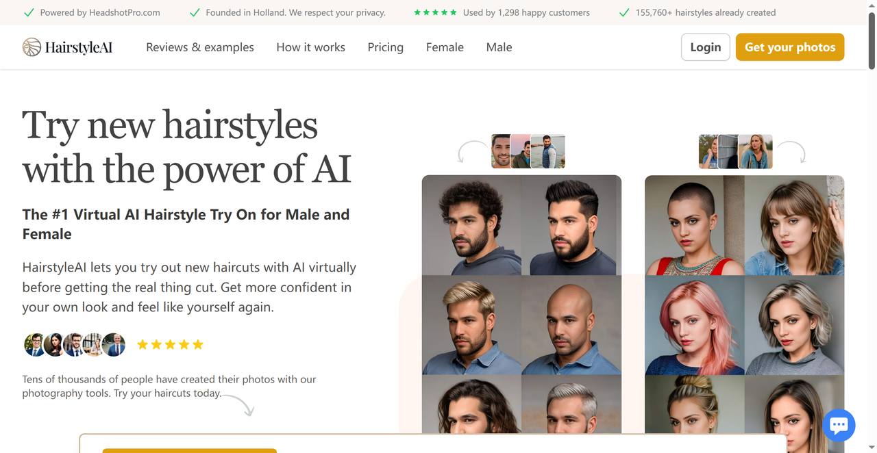 HairstyleAI 截图