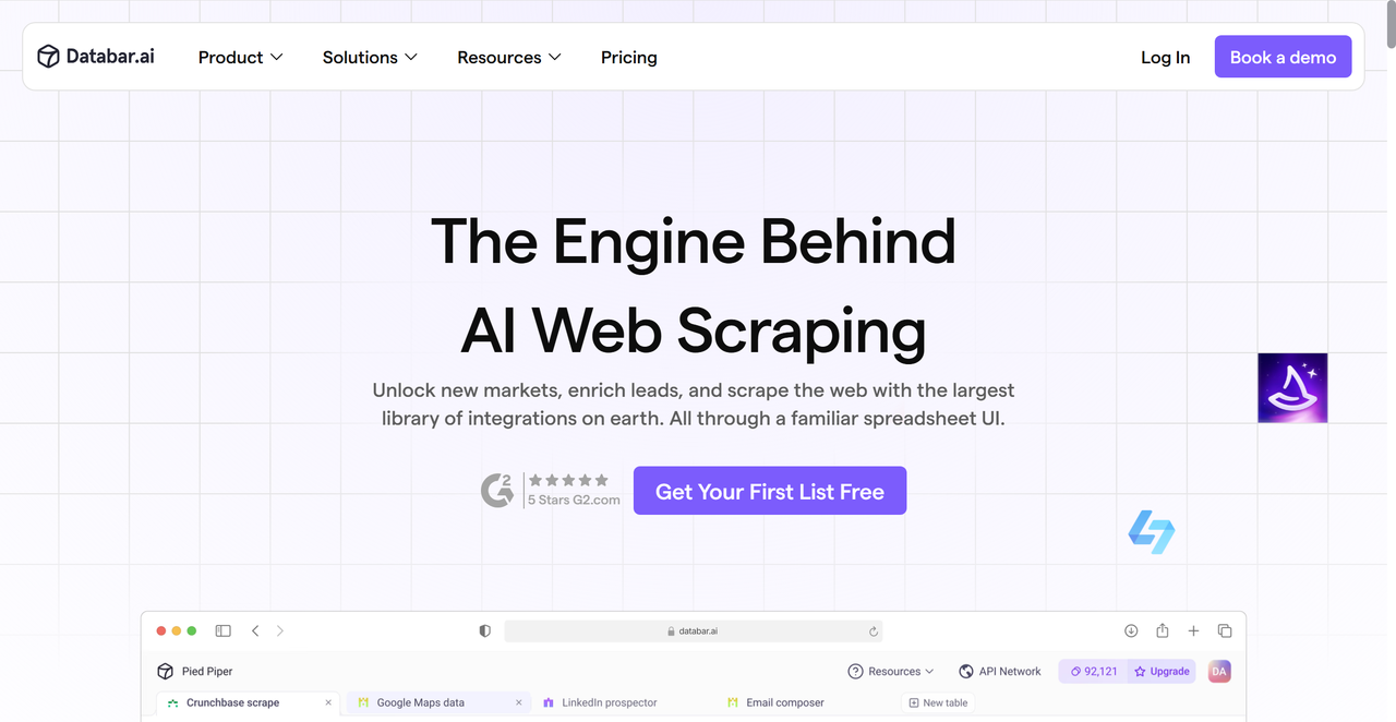 Databar.ai 截图