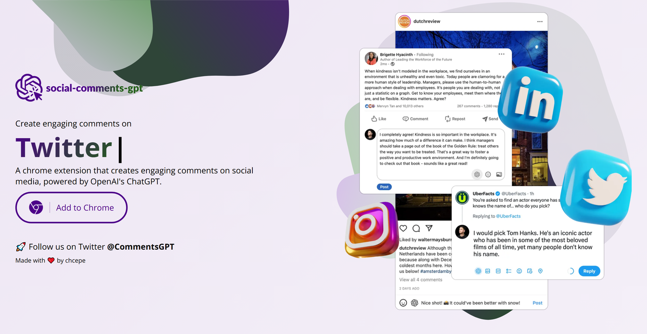 Social Comments GPT 截图