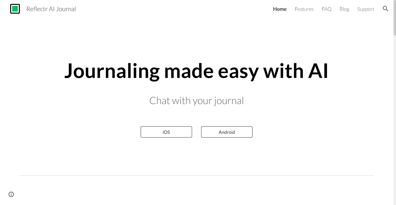 Reflectr AI Journal 截图