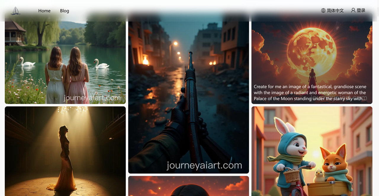 Journey AI 艺术生成器 截图