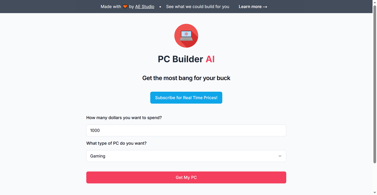 PC Builder AI 截图