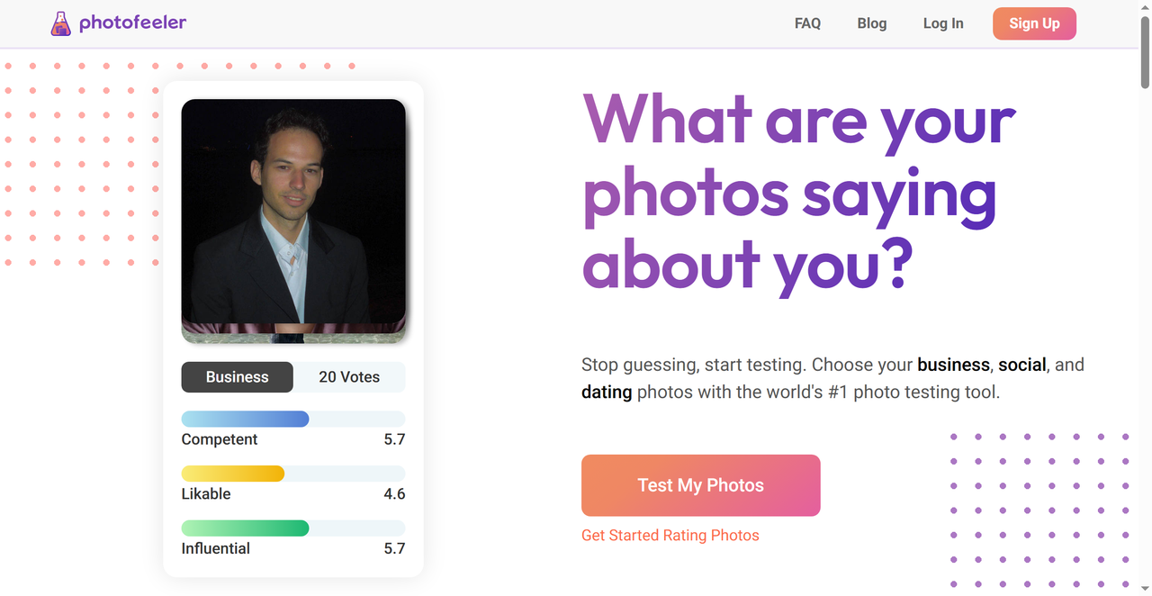 Photofeeler 截图