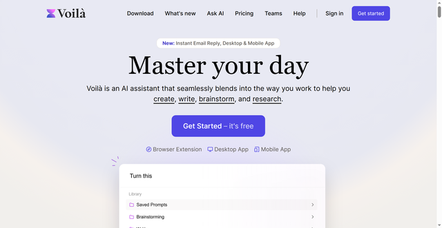 Voilà AI Assistant