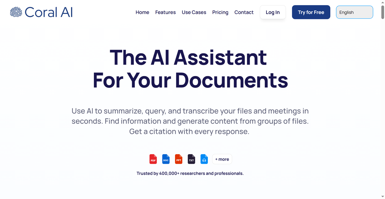 Coral AI 截图
